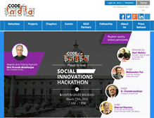 Tablet Screenshot of codeforindia.org